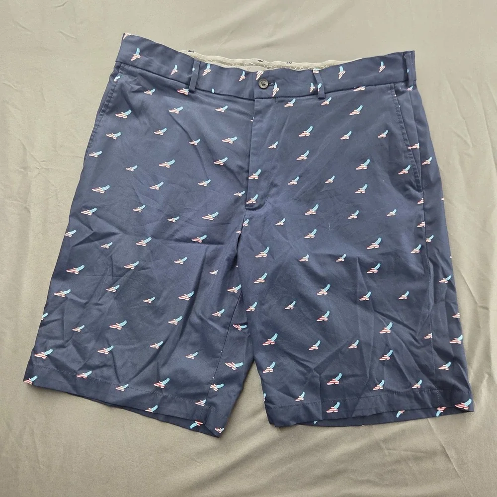 Walter Hagen Perfect 11 Golf Shorts Navy American Eagle Size 38 - Measured 37